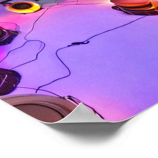 ROOFTOP NIGHT DJ POSTER (Ecke)