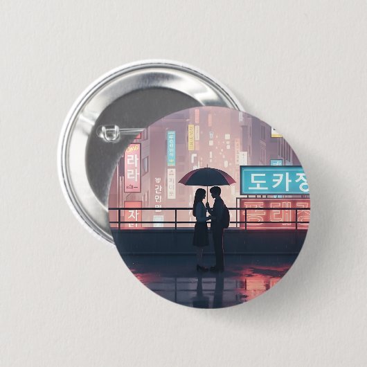 Rooftop Romance Button (Vorne & Hinten)
