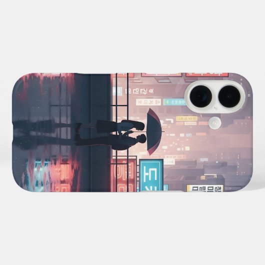 Rooftop Romance Case-Mate iPhone Hülle (Rückseite (Horizontal))