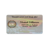 Rooftop Sunset 2295 Adresse Adressaufkleber (Vorne)