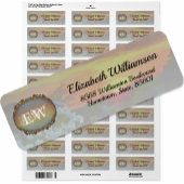 Rooftop Sunset 2295 Adressetikett