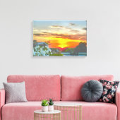Rooftop Sunset 2295 Art Leinwanddruck (Insitu (Wohnzimmer))