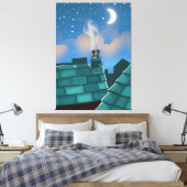 Rooftops Leinwanddruck (Insitu (Schlafzimmer))