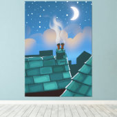 Rooftops Leinwanddruck (Insitu (Holzboden))