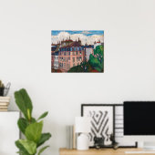 Rooftops, Paris | Henry Lyman Saően Poster (Heimbüro)