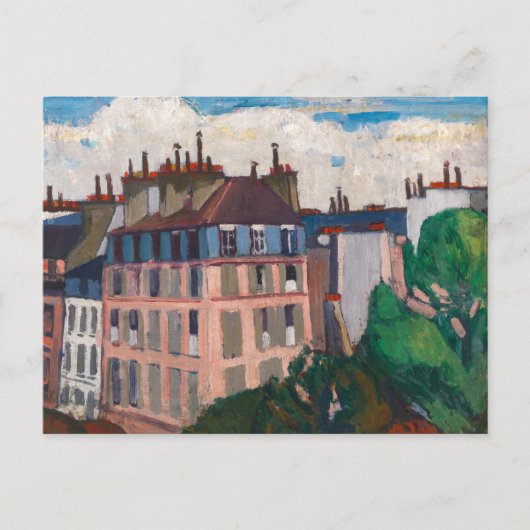 Rooftops, Paris | Henry Lyman Saően Postkarte (Vorderseite)
