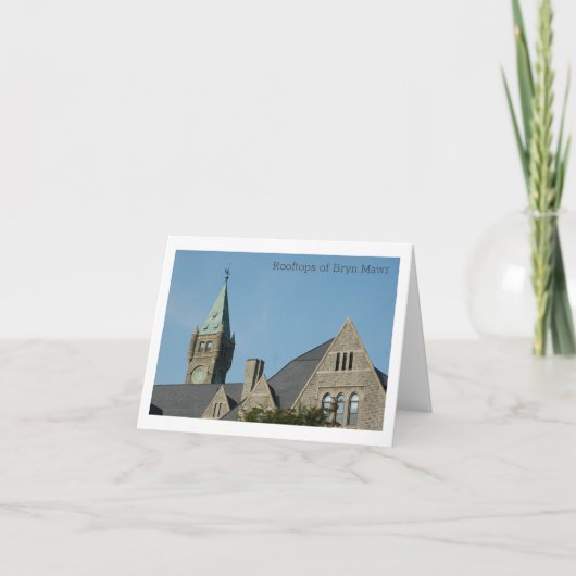 Rooftops von Bryn Mawr Taylor Hall (Vorderseite)