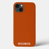 Rooibos roter brauner Farbname Case-Mate iPhone ca Case-Mate iPhone Hülle (Rückseite)