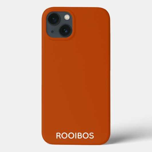 Rooibos roter brauner Farbname Case-Mate iPhone ca Case-Mate iPhone Hülle (Rückseite)
