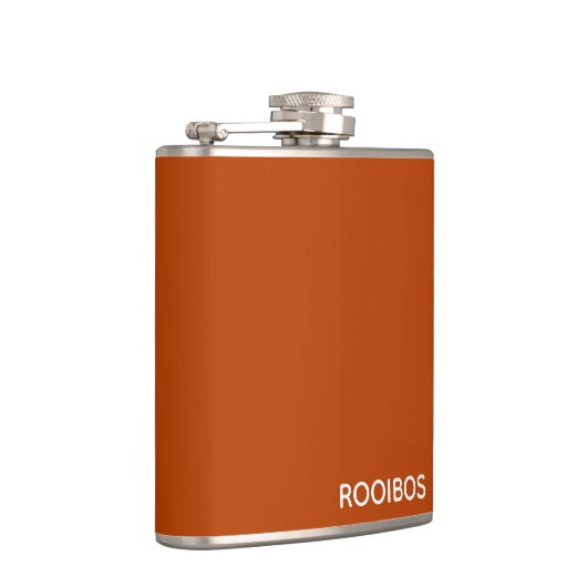 Rooibos roter brauner Name Flachmann (Rechts)