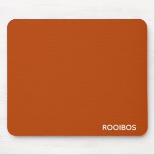 Rooibos roter brauner Name Mousepad