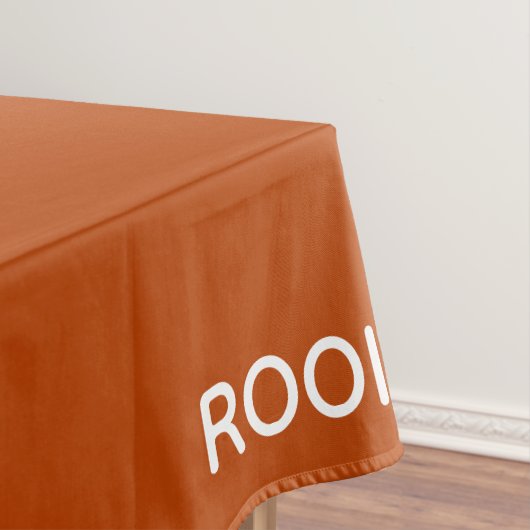 Rooibos roter brauner Name Tischdecke (Beispiel)