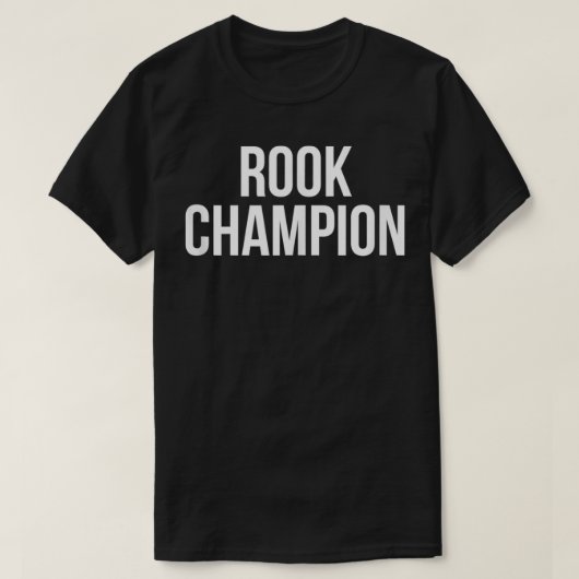 Rook Champion Card Game T-Shirt (Design vorne)