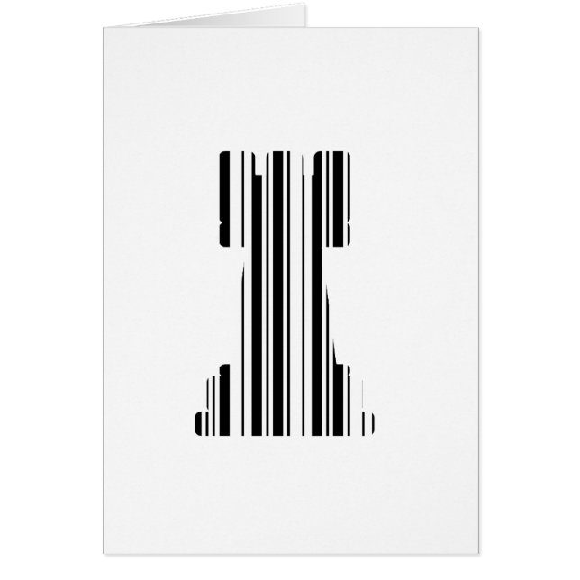 ROOK CHESS PIECE BAR CODE Game Barcode Muster (Vorne)
