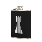 ROOK CHESS PIECE BAR CODE Game Barcode Muster Flachmann (Links)