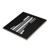 ROOK CHESS PIECE BAR CODE Game Barcode Muster Fliese (Seite)