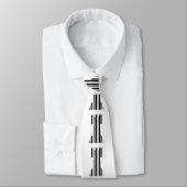 ROOK CHESS PIECE BAR CODE Game Barcode Muster Krawatte (Gebunden)