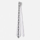 ROOK CHESS PIECE BAR CODE Game Barcode Muster Krawatte (Vorderseite)