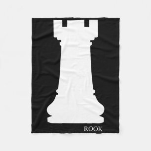 Rook Chess Piece Group Kostüm Schach Club Bistro Fleecedecke