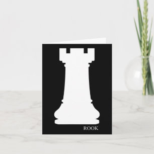 Rook Chess Piece Group Kostüm Schach Club Bistro Karte