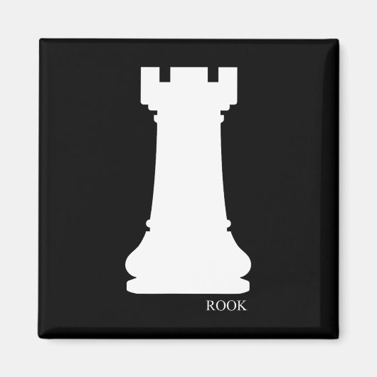 Rook Chess Piece Group Kostüm Schach Club Bistro Magnet (Vorne)