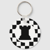 Rook Chess Piece - Schlüsselanhänger - Schach - Ga (Vorderseite)
