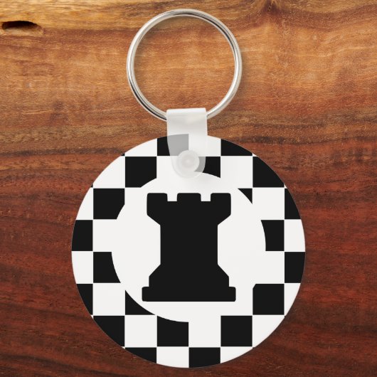 Rook Chess Piece - Schlüsselanhänger - Schach - Ga (Vorderseite)