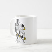 Rooke Familienwappen Kaffeetasse (Vorderseite Links)