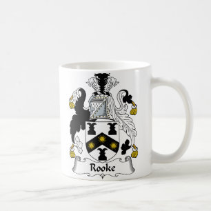 Rooke Familienwappen Kaffeetasse