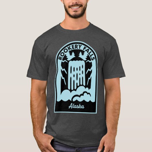 Rookery Falls Alaska T-Shirt (Vorderseite)