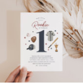 Rookie 1. Geburtstag - 1 Einladung