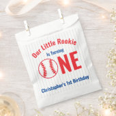 Rookie Baseball 1. Geburtstag Geschenktütchen (Ausgeschnitten)