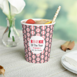 Rookie Baseball 1. Geburtstag Pappbecher