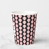 Rookie Baseball 1. Geburtstag Pappbecher (Links)