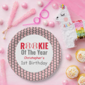 Rookie Baseball 1. Geburtstag Pappteller (Party)