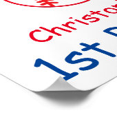 Rookie Baseball 1. Geburtstag Poster (Ecke)