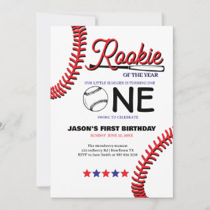 Rookie-Baseball-Kinderkarte Feiertagskarte