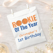 Rookie Basketball 1. Geburtstag Geschenktütchen (Ausgeschnitten)
