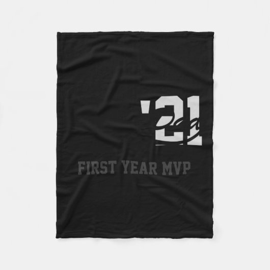 Rookie Dad First Year Mvp Srty T Shirt Fleecedecke (Vorderseite)