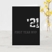 Rookie Dad First Year Mvp Srty T Shirt Karte (Gelbe Blume)