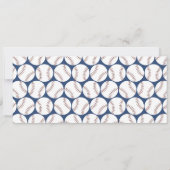 Rookie des 1. Geburtstags Einladung (Rückseite)