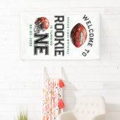 Rookie des 1. Geburtstagsfußballs Banner (Insitu)
