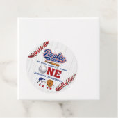 Rookie des Jahres 1. Geburtstag Baseball Geschenkanhänger (Beispiel)
