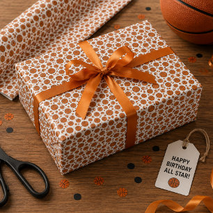 Rookie des Jahres 1. Geburtstag Basketball Geschenkpapier