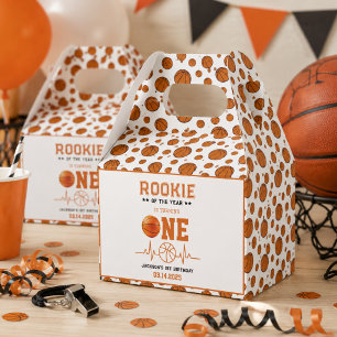 Rookie des Jahres 1. Geburtstag Basketball Geschenkschachtel