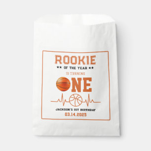 Rookie des Jahres 1. Geburtstag Basketball Geschenktütchen