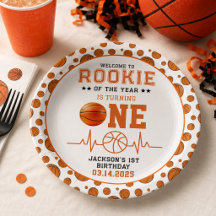 Rookie des Jahres 1. Geburtstag Basketball