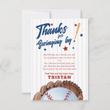 Rookie des Jahres 1. Geburtstag Dankeschön Karte