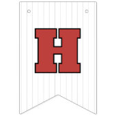 Rookie des Jahres 1. Geburtstag Jagdflaggen Wimpelkette (Zweite Fahne)