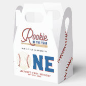 Rookie des Jahres Baseball 1. Geburtstag Party Geschenkschachtel (Geöffnet)